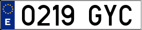 Truck License Plate